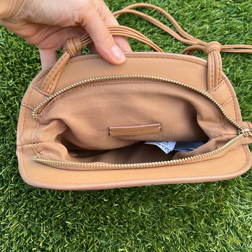 Mango Tan Mini Bag with Gold Hardware - Picture 10 of 10